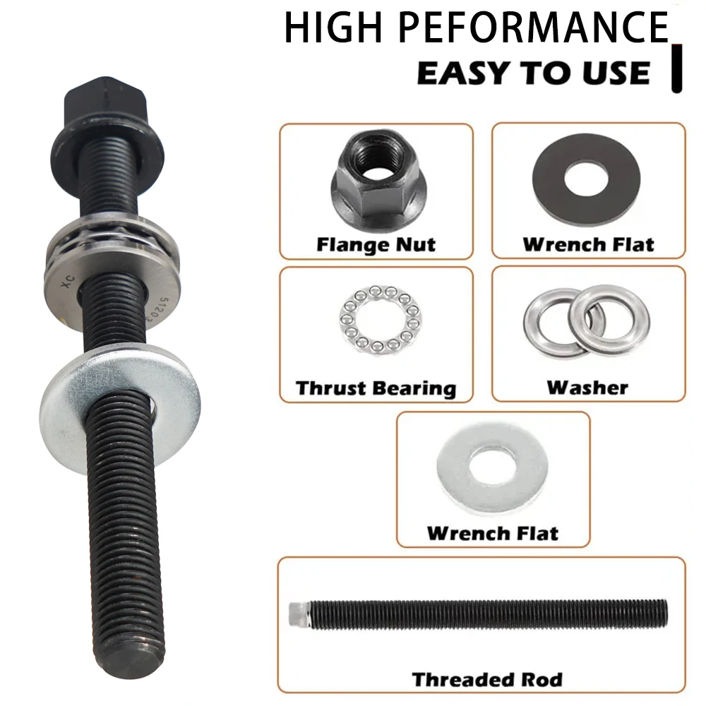 Harmonic Balancer Installation Tool Crank Pulley Install Tool For GM 1997-Up LS LT Engines with Thrust Bearing &Hex Wrench Flats