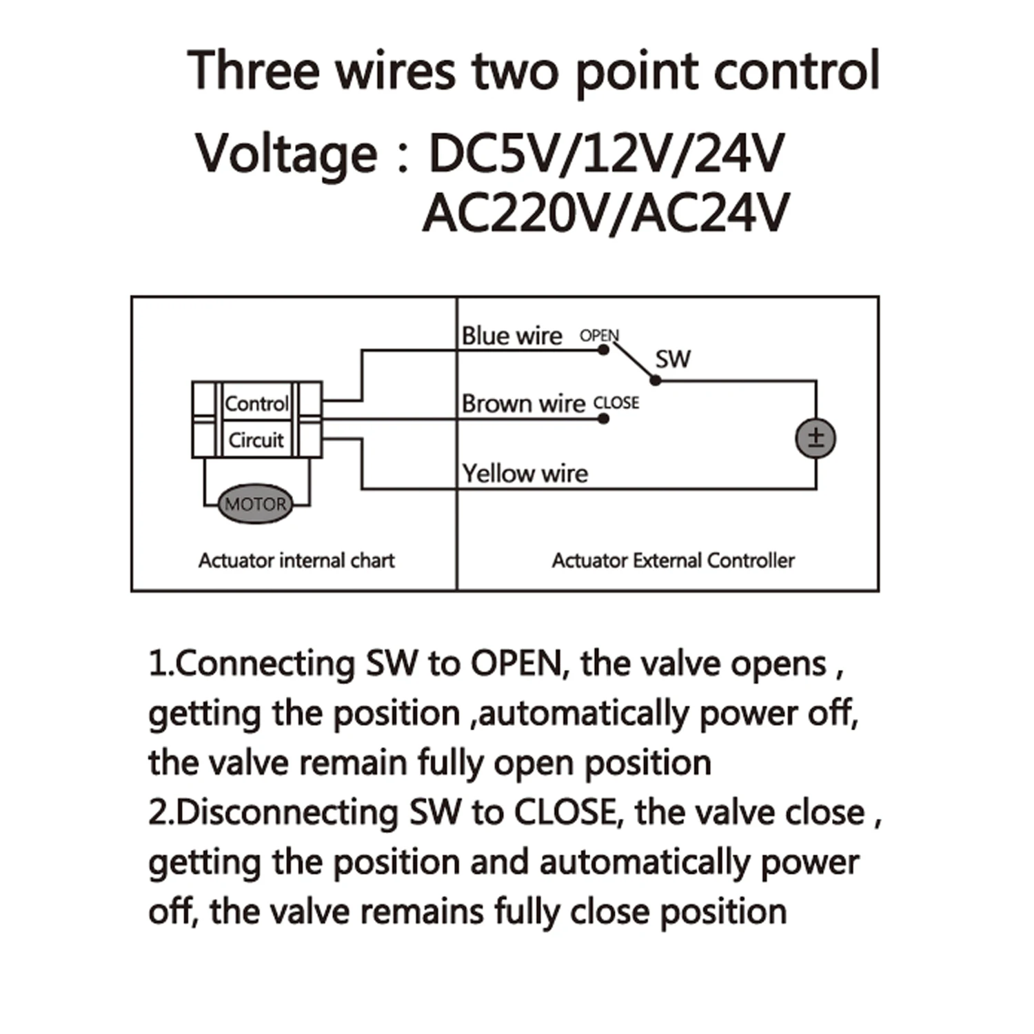 DN15/20/25/32/40 AC220V DC12V/24V/5V 2/3-way Brass Electric Ball Valve Three Wire Two Control 2-way 3-way Solenoid Valve