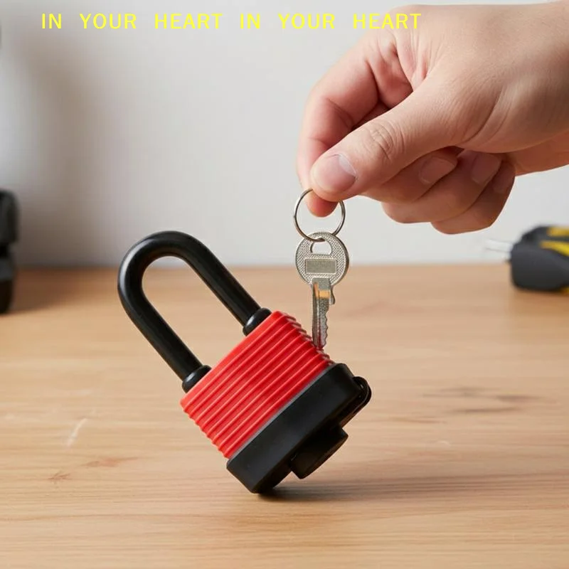 【X】Heavy Duty Waterproof Padlock 40mm Keyed Laminated Steel Lock Rust Resistant for Outdoor Gates Sheds Storage Security