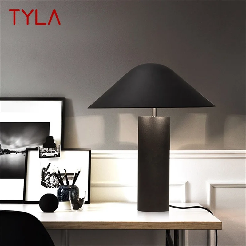 TYLA Modern Creative Table Lamp Simple Mushroom Design Desk Light Decorative for Home Living Room