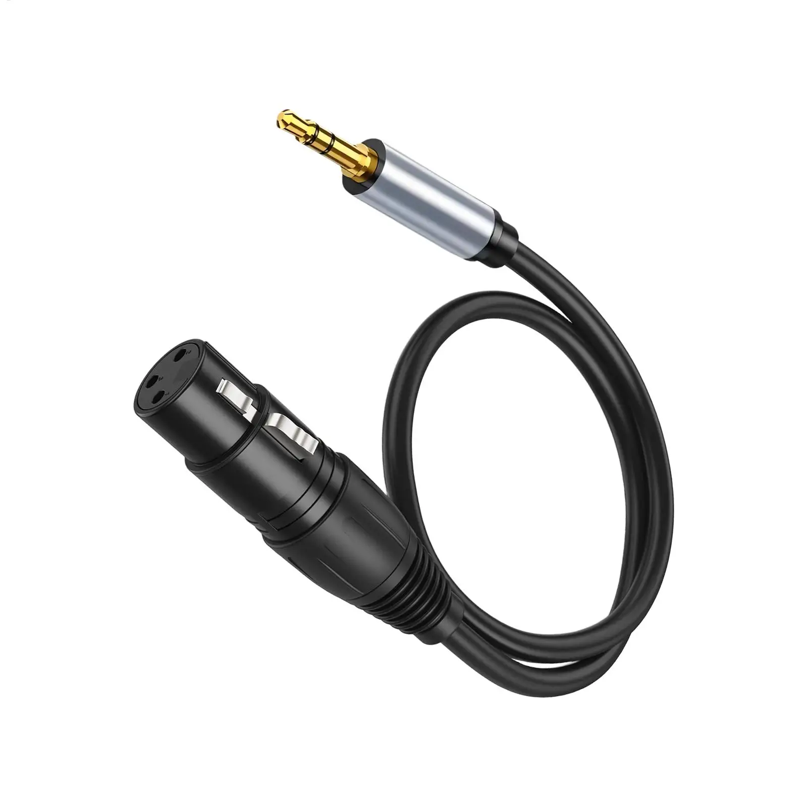 3.5mm 남성-XLR 여성 오디오 코드 믹서 코드 3.5mm 차폐 스테레오 남성-여성 와이어 무대 공연용 휴대용