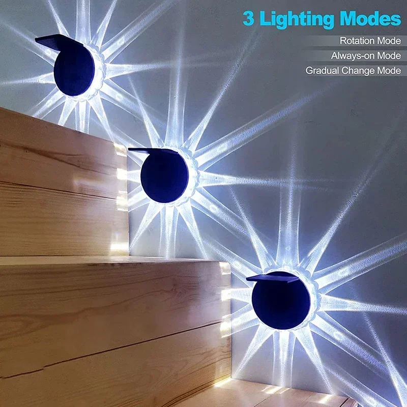 

Настенный светильник на солнечной батарее, уличный настенный сад, окружающее освещение, украшение, ночные светильники вверх-вниз, изменение цвета двора, водонепроницаемый светодиодный светильник