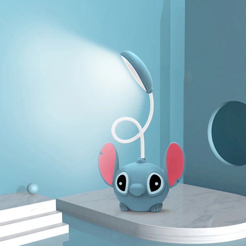 ! Nachtlicht, Anime-Cartoon-Schreibtischlampe, faltbarer Bleistiftspitzer, Augenschutz-Schreibtischlampe, USB-Aufladung, Weihnachtsgeschenk für Kinder – Detail 6