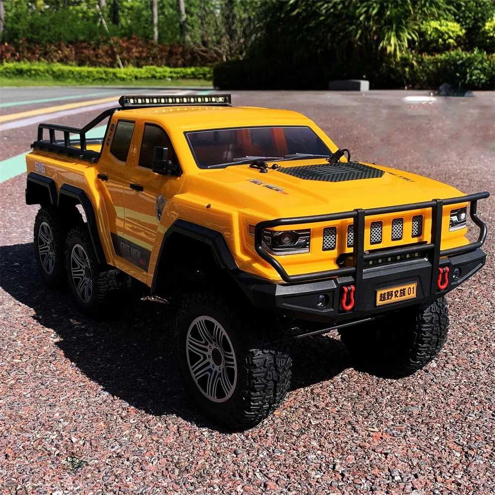 FSR  RC Cars  1/10 Big G RC Off-road Four-wheel Drive Climbing Car 6X6 Pickup Adult Professional Electric Simulation Model Toys