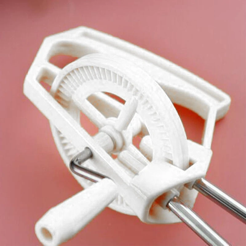 Rotary Manual Hand Whisk Egg Beater Mixer Blender Stainless Steel Kitchen Tools