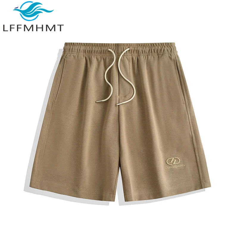 

745 Men's Summer Fashion Embroidered Letter Sports Casual Shorts