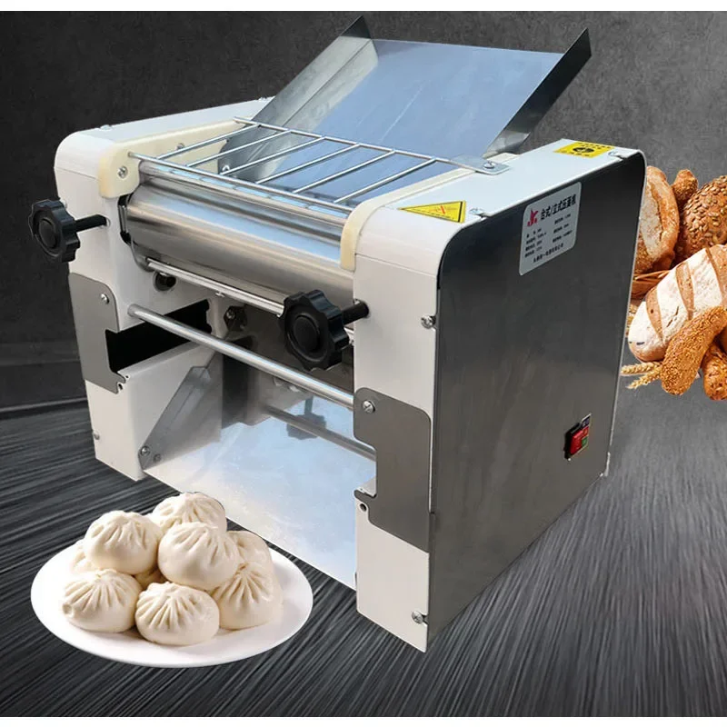 

110V/220V Commercial Dough Roller Stainless Steel Desktop Pasta Kneading Dumpling Maker Noodle Press Machine Noodle Machine