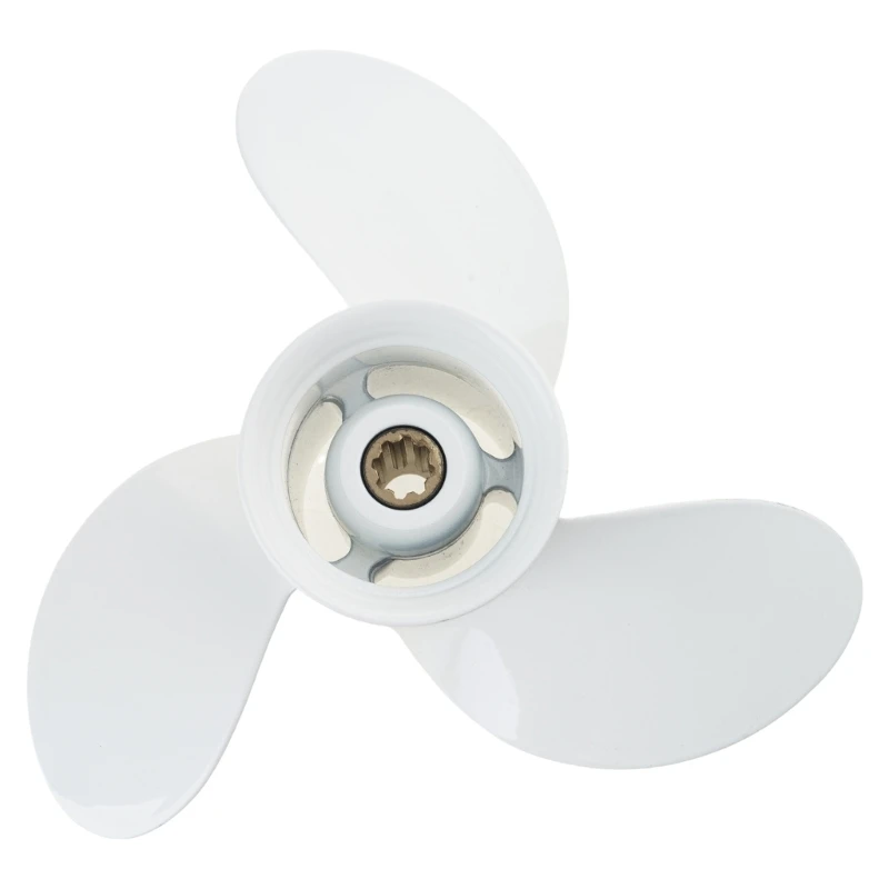 

652F Precisions Crafted 3Blade Aluminum Propeller for Small Engine Boats 9.9HP 15HP 20HP 683-W4592-02-EL Motors, Easy Install