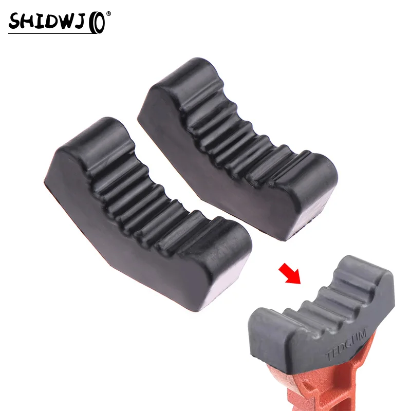 2pc Car Slotted Lift Jack Stand Rubber Pad Rubber Car Jack Lift Pad Stand Pinch Weld Floor Frame Rail Adapter Jack Pad Anti-slip