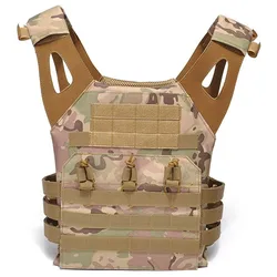 Detachable Tactical Vest 900D Military Fan Protective Waistcoat Business Travel Backpack Adjustable Shoulder Straps Camo Garment
