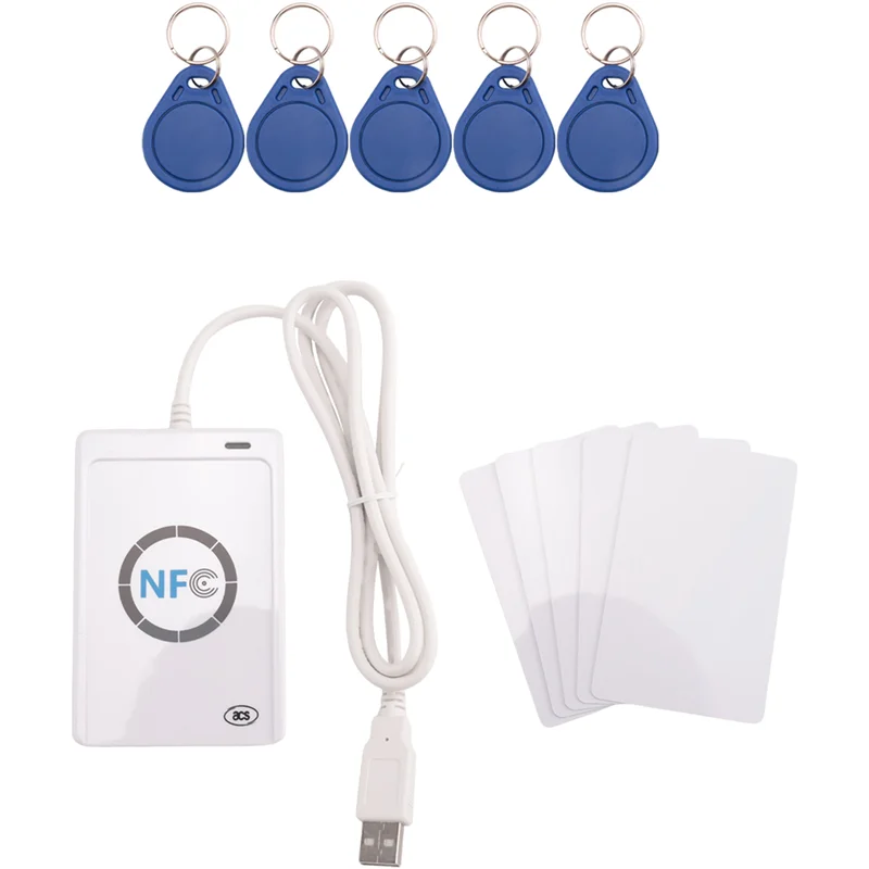 A92Z NFC Reader ACR122U USB Contactless Smart IC Card Writer And Reader Smart RFID Copier Duplicator UID Changeable Tag Card