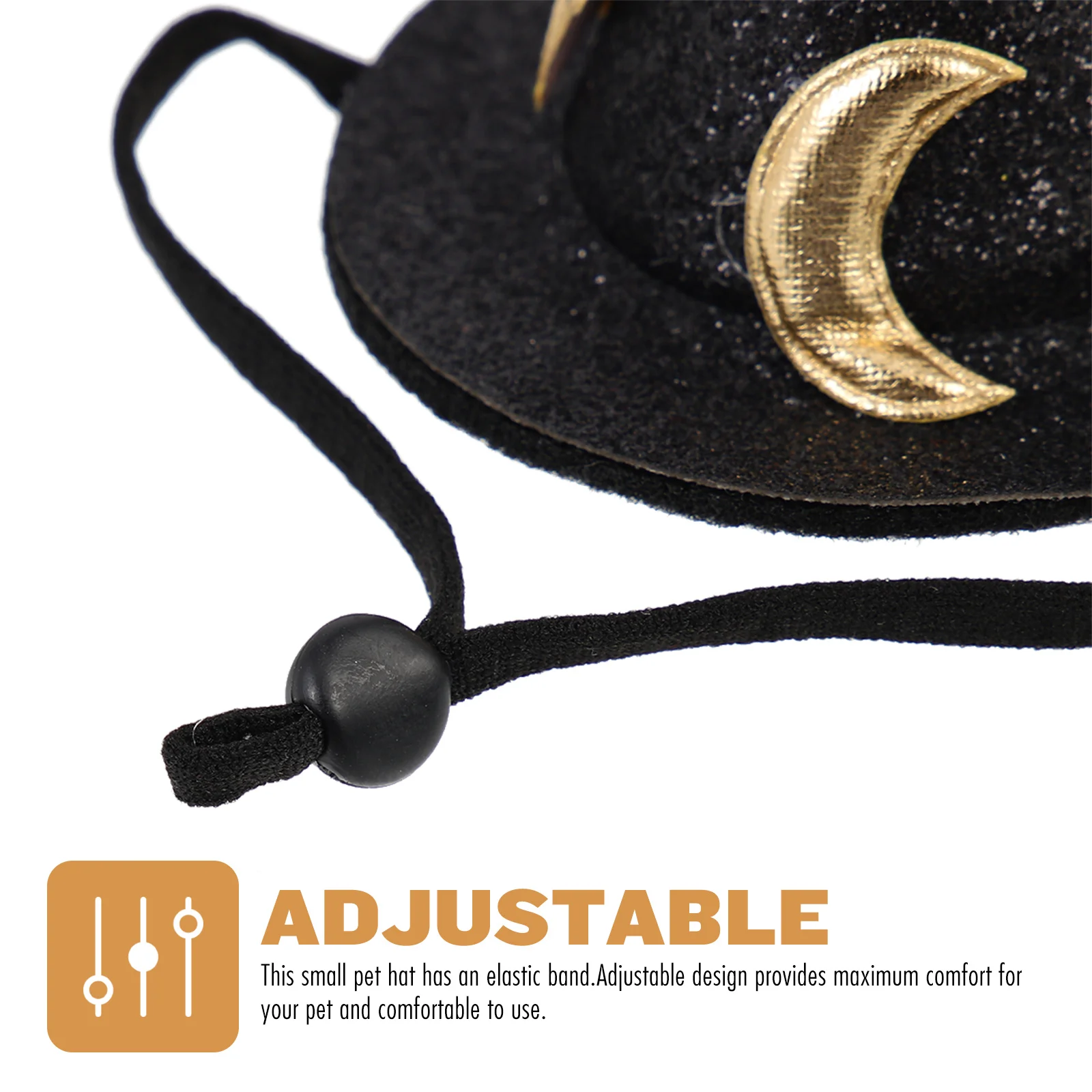 

Adjustable Hamster Hat Soft Mini Small Pet Halloween Costume Accessory Lightweight Cute Headwear for Chinchillas Pets Party