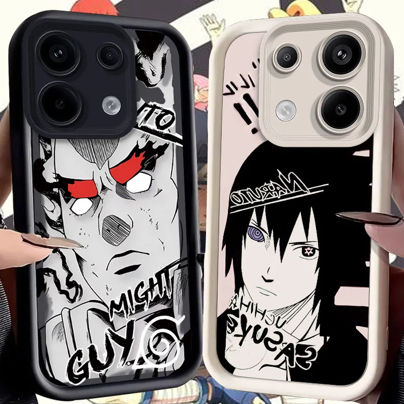 Anime N-Narutos Case for Xiaomi Redmi Note 13 12 Pro Plus 4G 5G 13C 12C Turbo 11 11S 10 10S 9 10A 10C 9C A2 A1 Soft Thick Cover