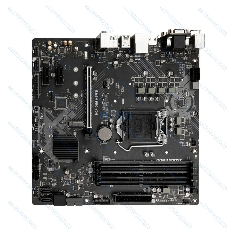 USED For MSI B365M PRO-VDH motherboard LGA1151 DDR4 64G VGA+DVI+HDMI M-ATX Tested ok