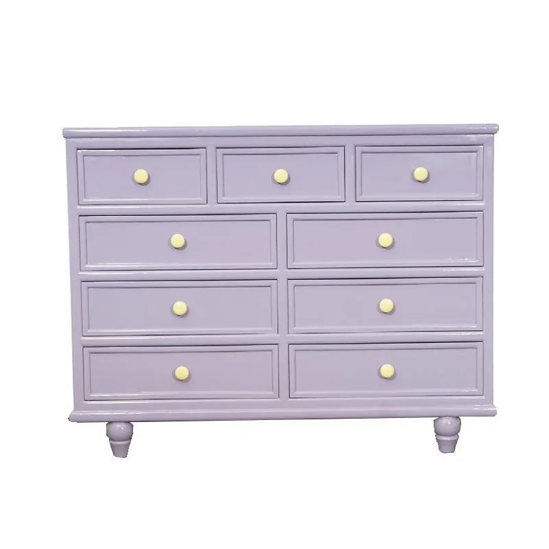 American light luxury dopamine cream bucket cabinet, storage cabinet, modern simple cabinet in bedroom, European solid wood