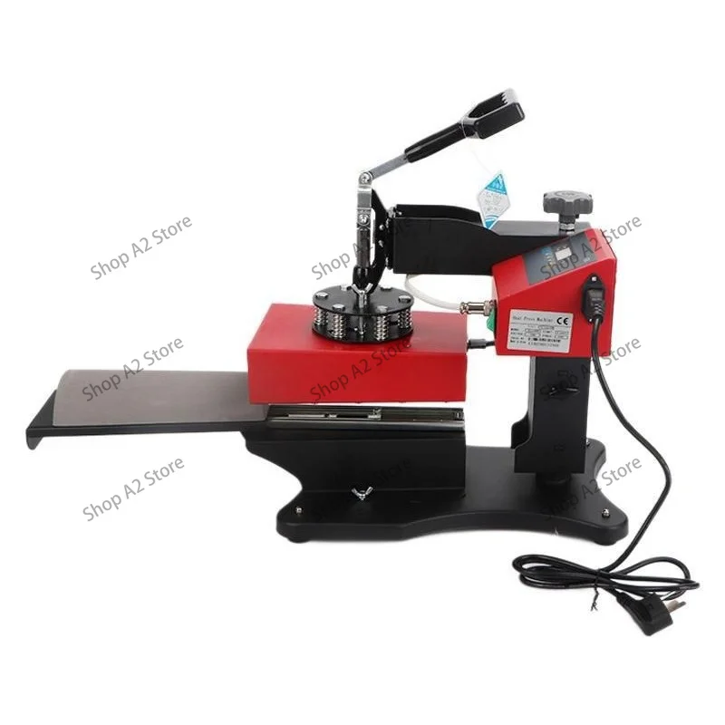 220V Manual Knee Pad Heat Transfer Printing Machine New Condition Sublimation Football/Soccer Shin Guard Machine with Pen Usage