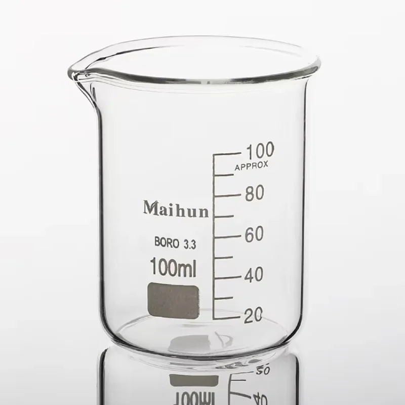 다양한 종류의 손잡이가 있는 비커 제작 전문 250ml 비커 공장