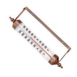 New 10 Inches Thermometer Premium Steel Thermometer Outdoor Thermometer Wireless Decorative
