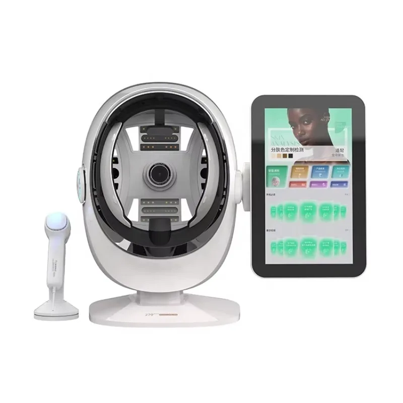 Portable AI Skin Analyzer Machine 3D Facial Skin Scanner Digital Skin Analysis System for Beauty Salon Clinic