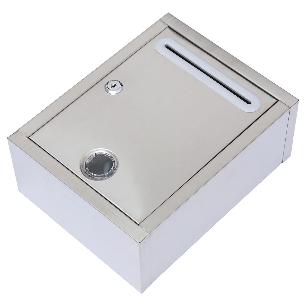 

Small Suggestion Mailbox Stainless Steel Complaint Suggestion Box for Company Stainless Steel Mailbox