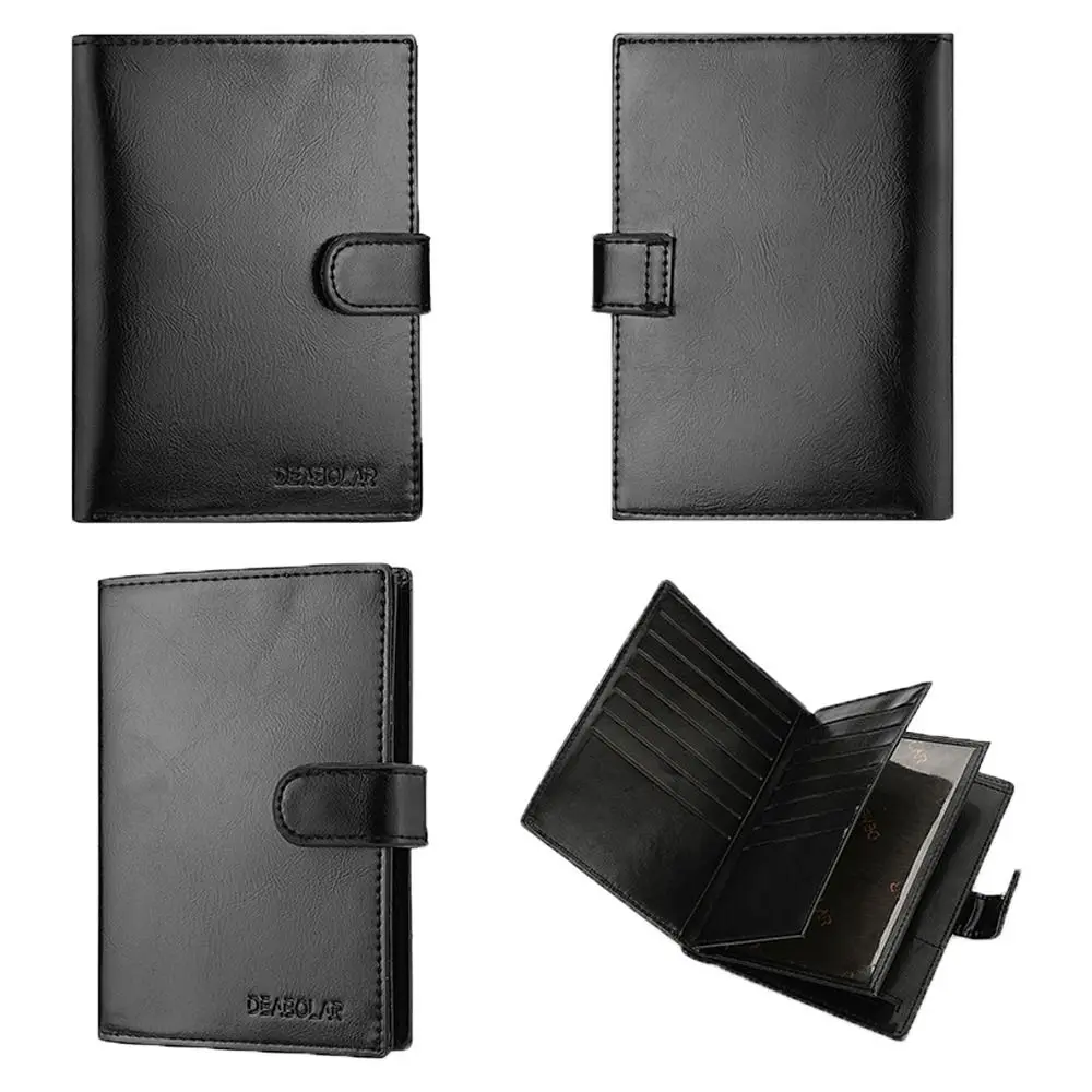 

Capacity PU Card Case PU Leather Travel Accessories Passport Protective Cover Passport Holder Men Purse Wallets Women Mony Bag