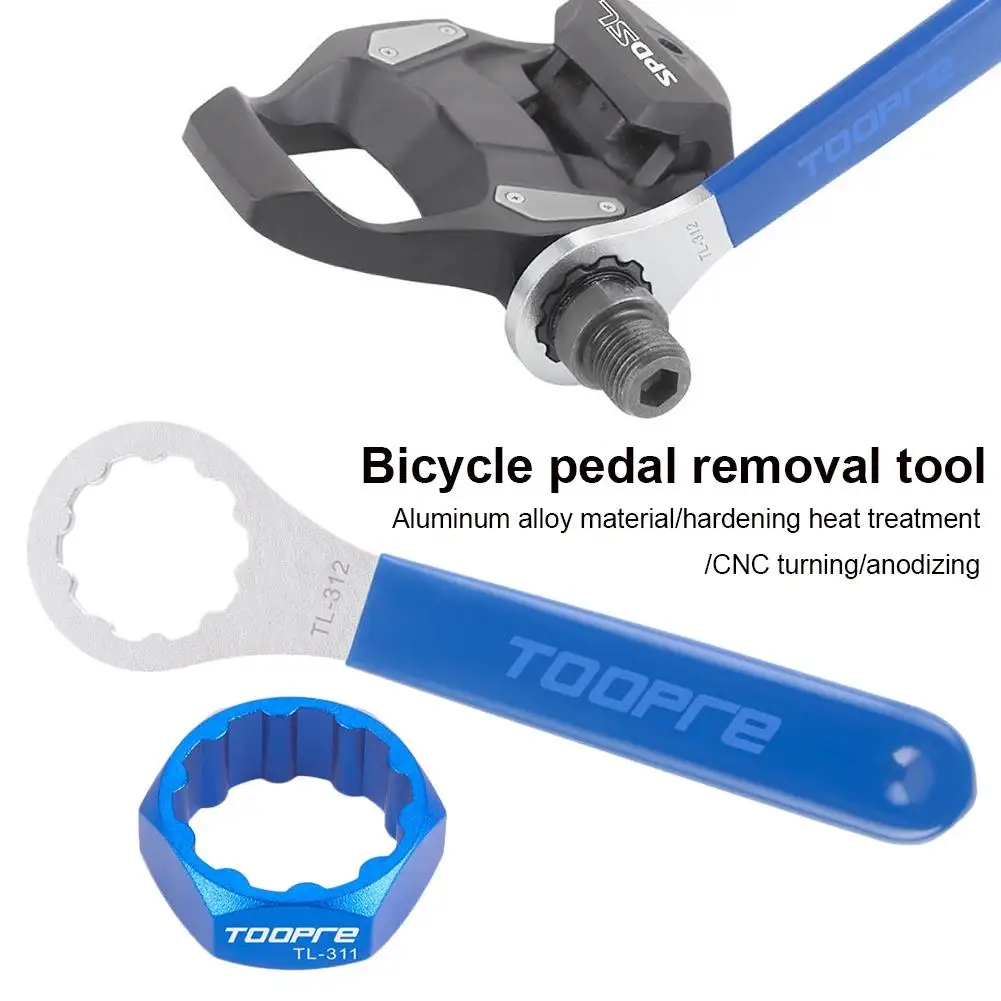 Herramienta de desmontaje de Pedal de bicicleta, instalación y extracción de eje de Pedal de bloqueo, accesorios de pedales SHIMANO