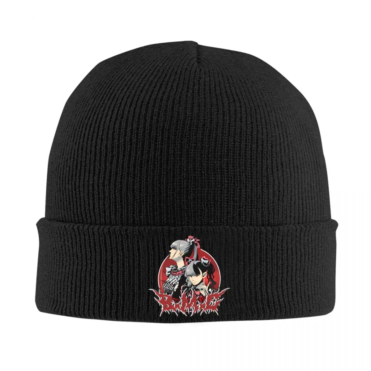 Baby Metal 2024 New Style Knitted Caps for Women Men Skullies Beanies Winter Hats Acrylic Kawaii Comic Cartoon Casual Melon Cap