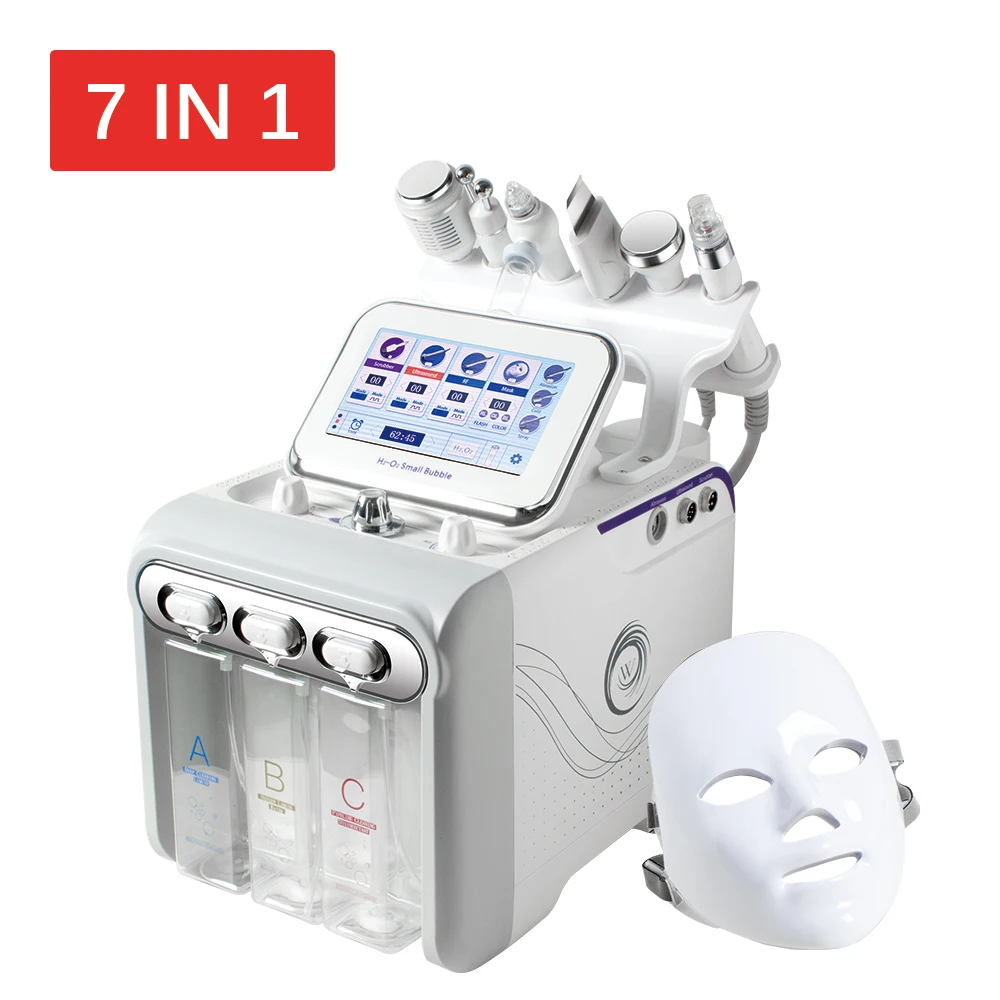 Multifunction H2O2 Water Oxygen Jet Peeling Hydra Beauty Skin Cleaning Hydra Dermatization Facial Machineg