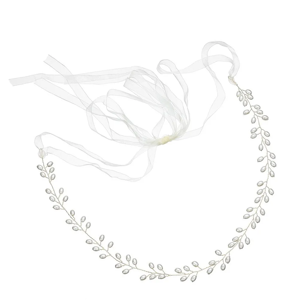 Pearl Bride Belt Wedding Dress Accessory Elegant Bridal Waistband Sash for Bridesmaid Party Formal Occasions Photo Prop Memories