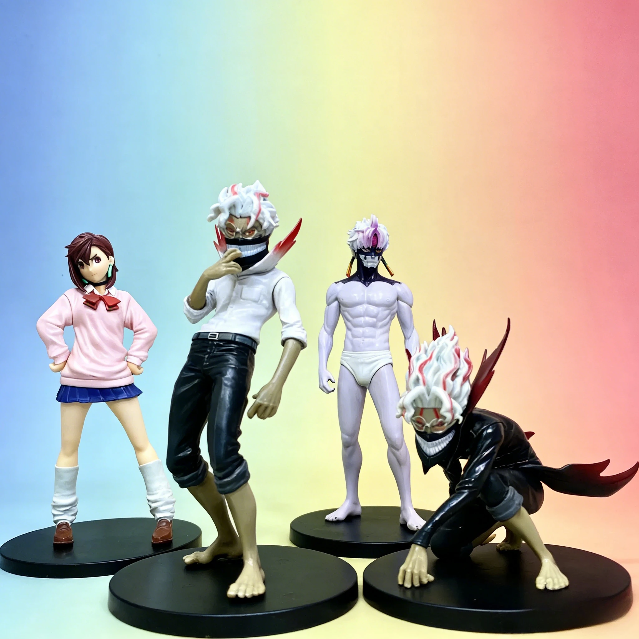 Figurine Anime Faite à la Main Takakura Ken Eckaren, Modèle Ornemental de Personnage de Fête Audacieuse Dangda Dang, Inspirée de l'Univers Surnaturel