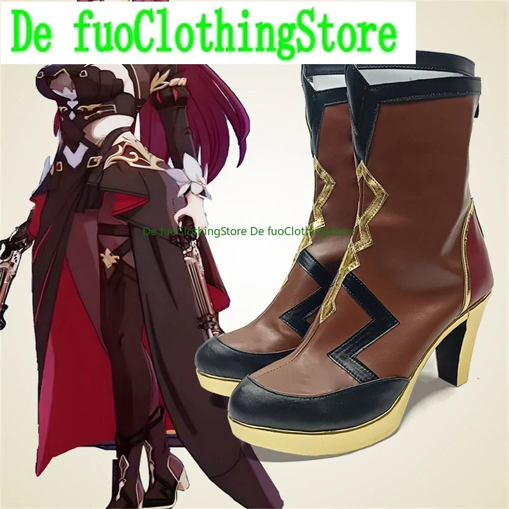 Honkai Impact 3 Eden Cosplay Shoes Boots Game Anime Halloween Christmas DefuoClothing Shoes Store