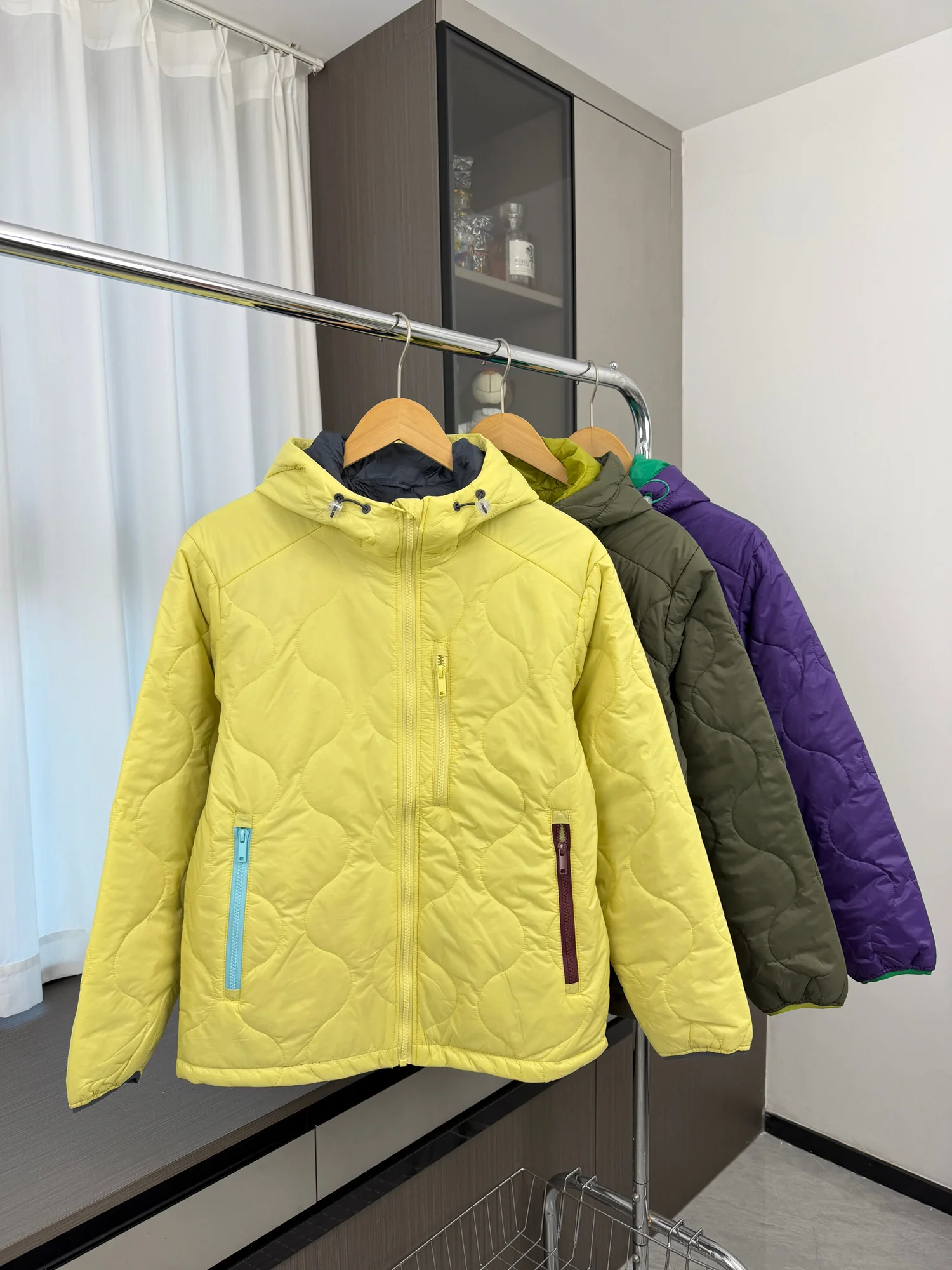 

3D Tailored Cotton Jaet for Men And Women Casual Spor Warmth Autumn Winter Outerwear Stand Fit Hooded Long Sve