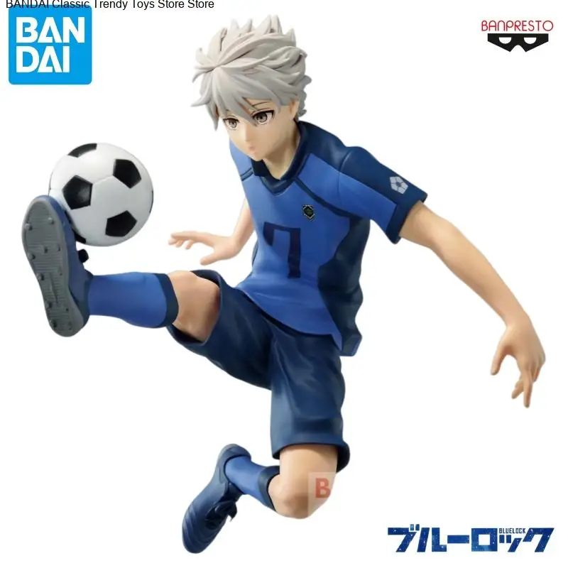 Bandai Origineel Op Voorraad Banpresto Blue Lock Anime Karakters Nagi Seishiro Model Action Figure Garage Pop Gloednieuwe Boxed