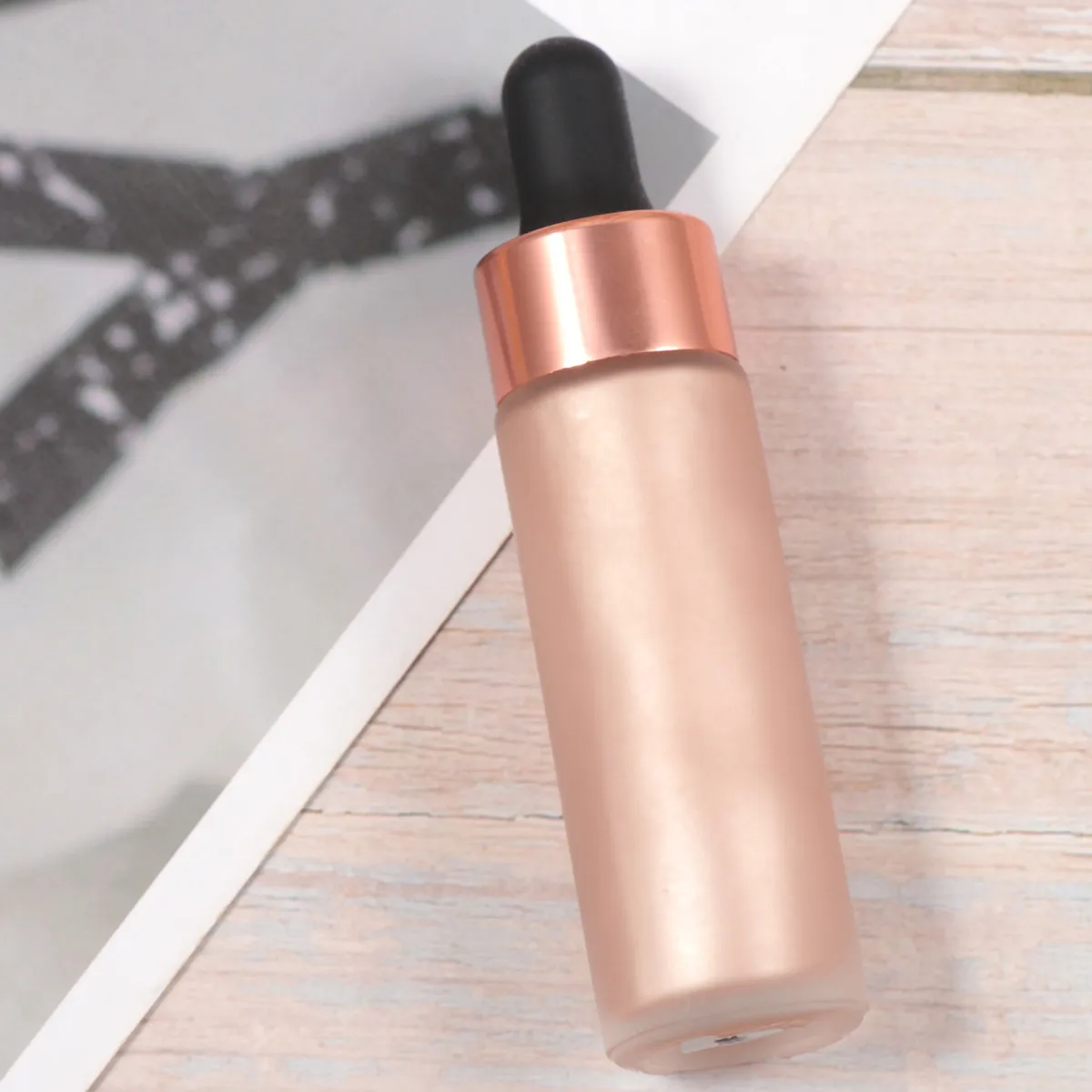 Liquid Highlighter Drops 3D Glow Brightening Face Makeup Long Lasting Shimmer Illuminator
