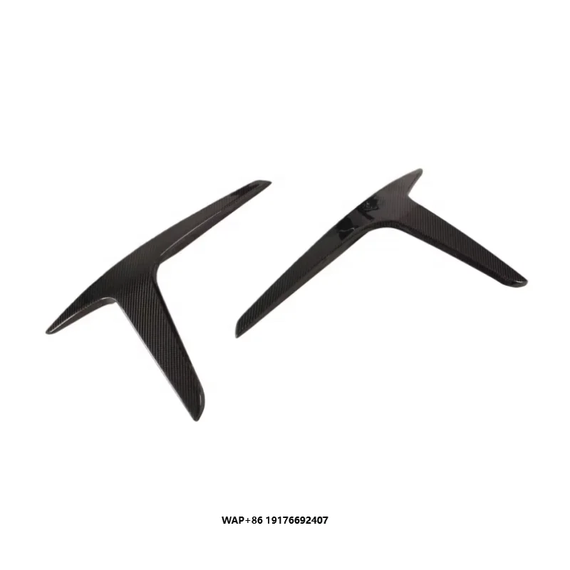 

Upgrade PK Style Dry Carbon Fiber Front Bumper Canard Wing Front Bumper Splitter for MC20