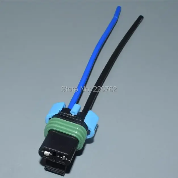 1/100PCS 2 Pin way 1.5mm Car Weather Pack Male Female Waterproof Sensor Fan Electronic Connector Plug 15300002 15300027