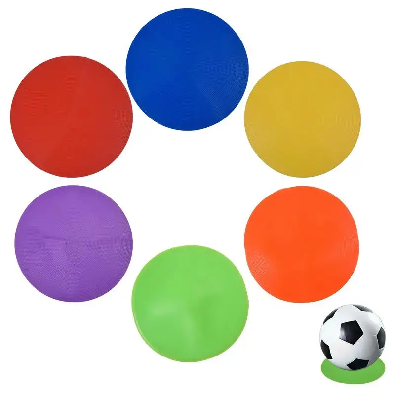 Floor Spot Markers Color Plane Logo Plate Non-Slip Agility Dots Perfect For Sports Soccer Basketball Gym Training Dance Classes