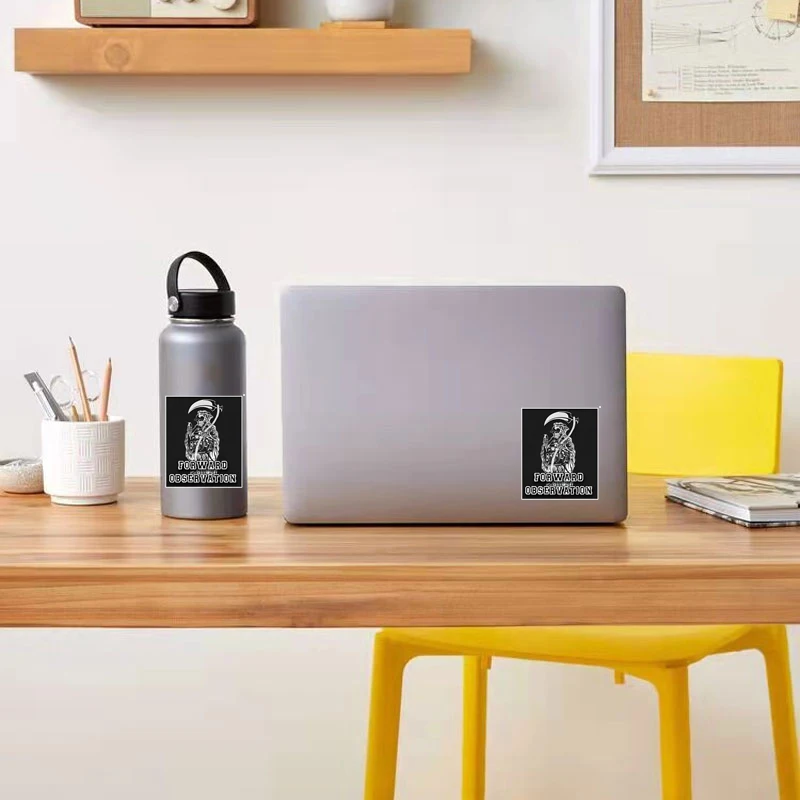 10ชิ้น8เซนติเมตรขายส่งไวนิลรถสติ๊กเกอร์ข้างหน้าและรูปลอกแล็ปท็อปทหารยุทธวิธี pegatinas รถกันน้ำ MacBook มอเตอร์ขวด