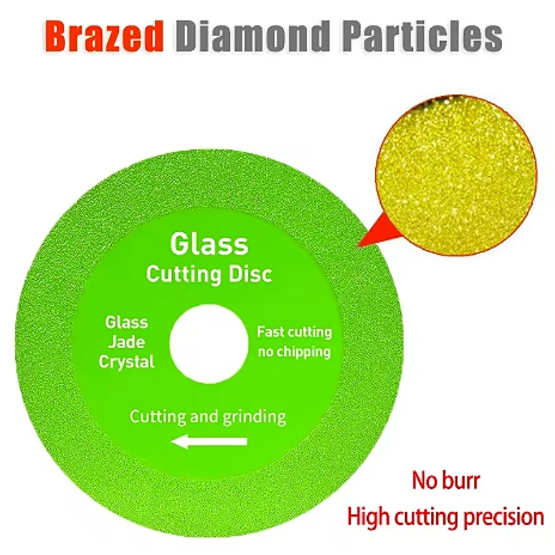 

1-5 шт. 100/115/125 мм алмазное режущее лезвие для стекла, тонкое пильное полотно, прочный режущий диск для камня для керамики, стекла, нефрита, плитки, мрамора