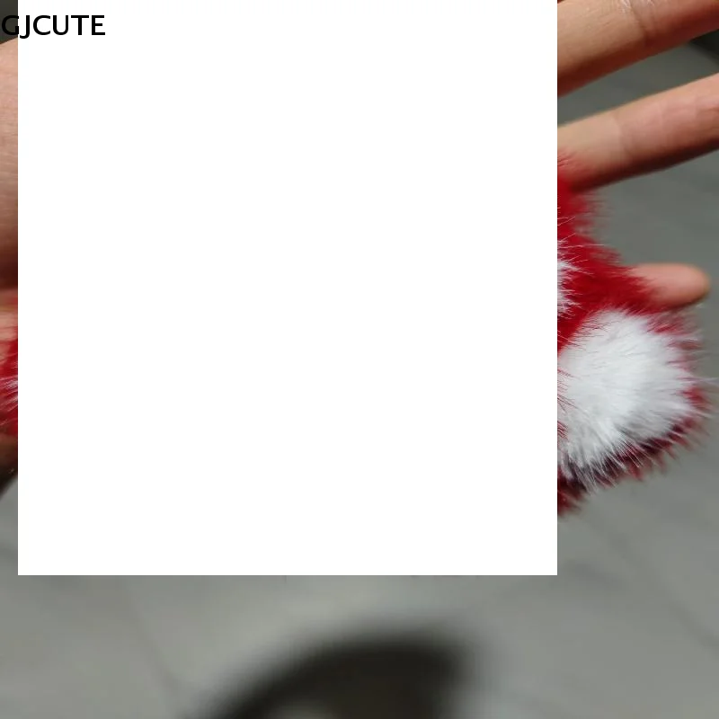 

Cat Paw Pendant Keychain Fluffy Kawaii Faux Fur Keychain Cute Stuffed Toy Plush Toy Key Ring Backpack Car Key Pendant