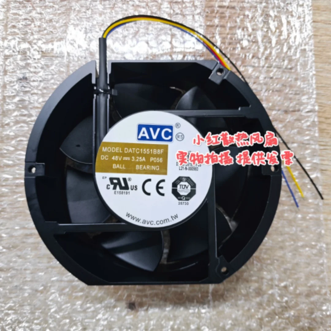

AVC DATC1551B8F P056 DC 48V 3.25A 172x150x51mm 4-Wire Server Cooling Fan