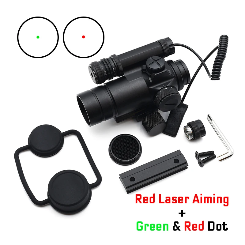 Tactical M4 Red Dot Reflex Sight for Hunting Outdoors Scopes Fit Height Base,with Engraving