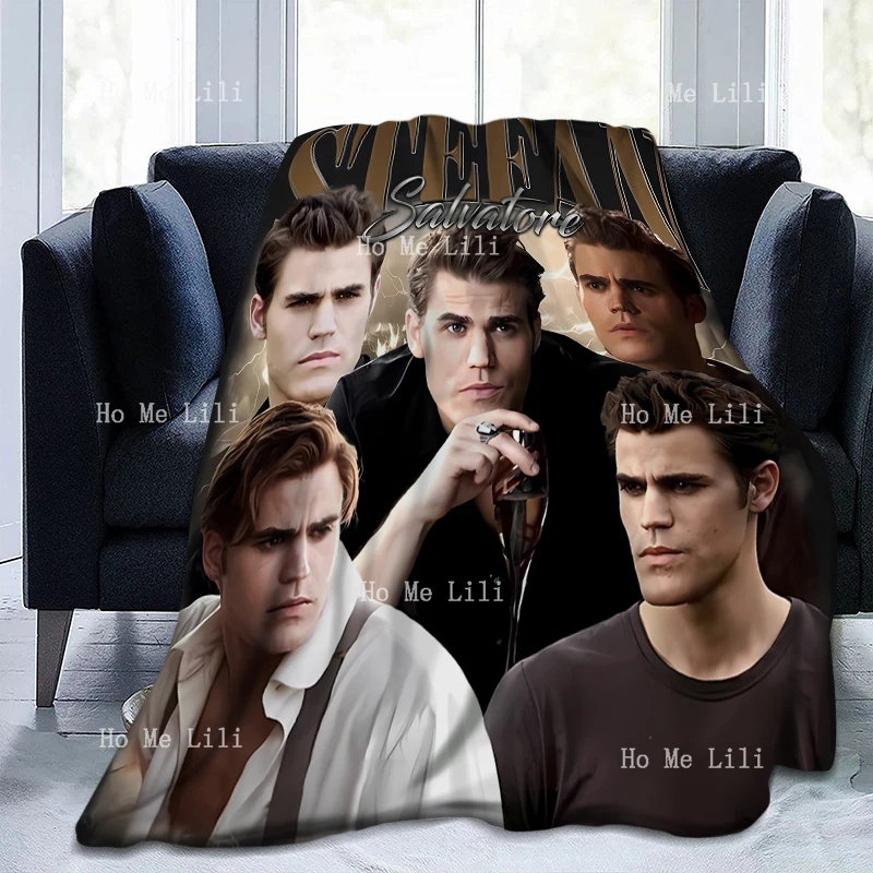 Limited Stefan Salvatore Gift Flannel Suitable For All Seasons Personalized Blanket