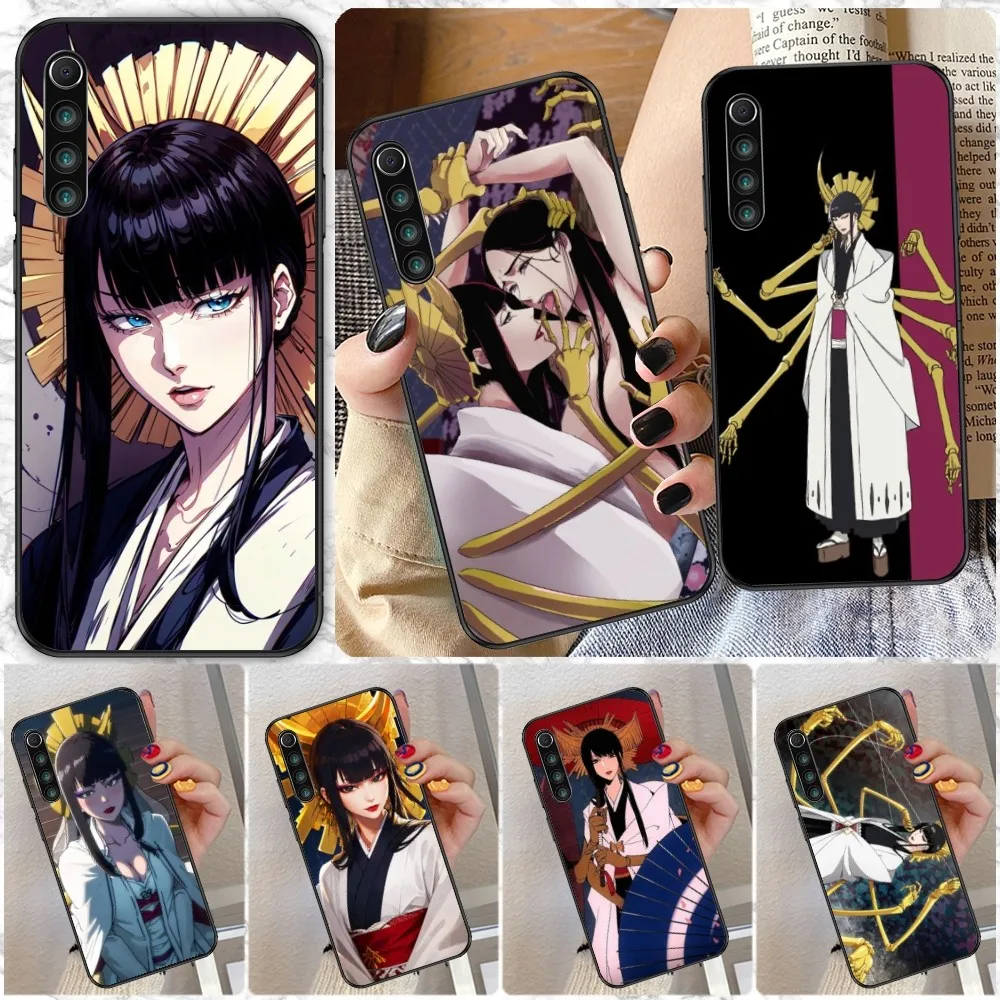 Bleach Senjumaru Mobile Cell Phone Case for Xiaomi Redmi Note 12 11 10 9T 8 7 Pro 9 9A 9C 8 Black Soft Phone Cover Funda