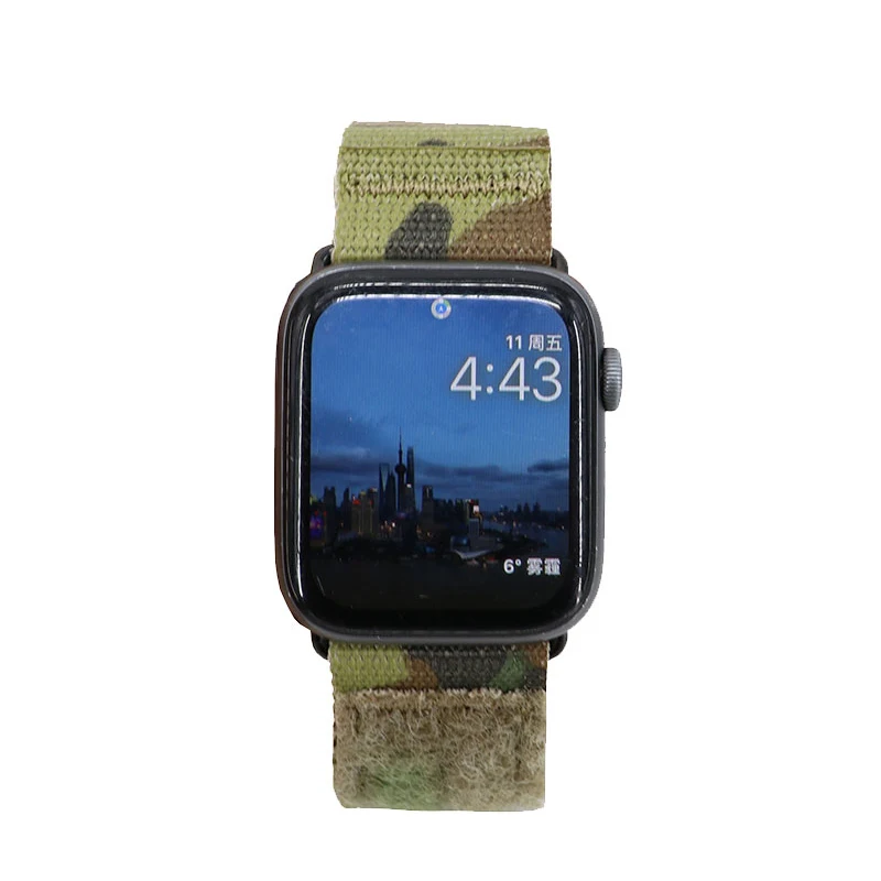 

SUNSNOW Watch Band 42mm 44mm camouflage Wrist Watch Strap