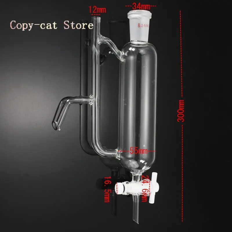 250Ml laboratory glass, oil-water receiver separator, essential oil distillation equipment part