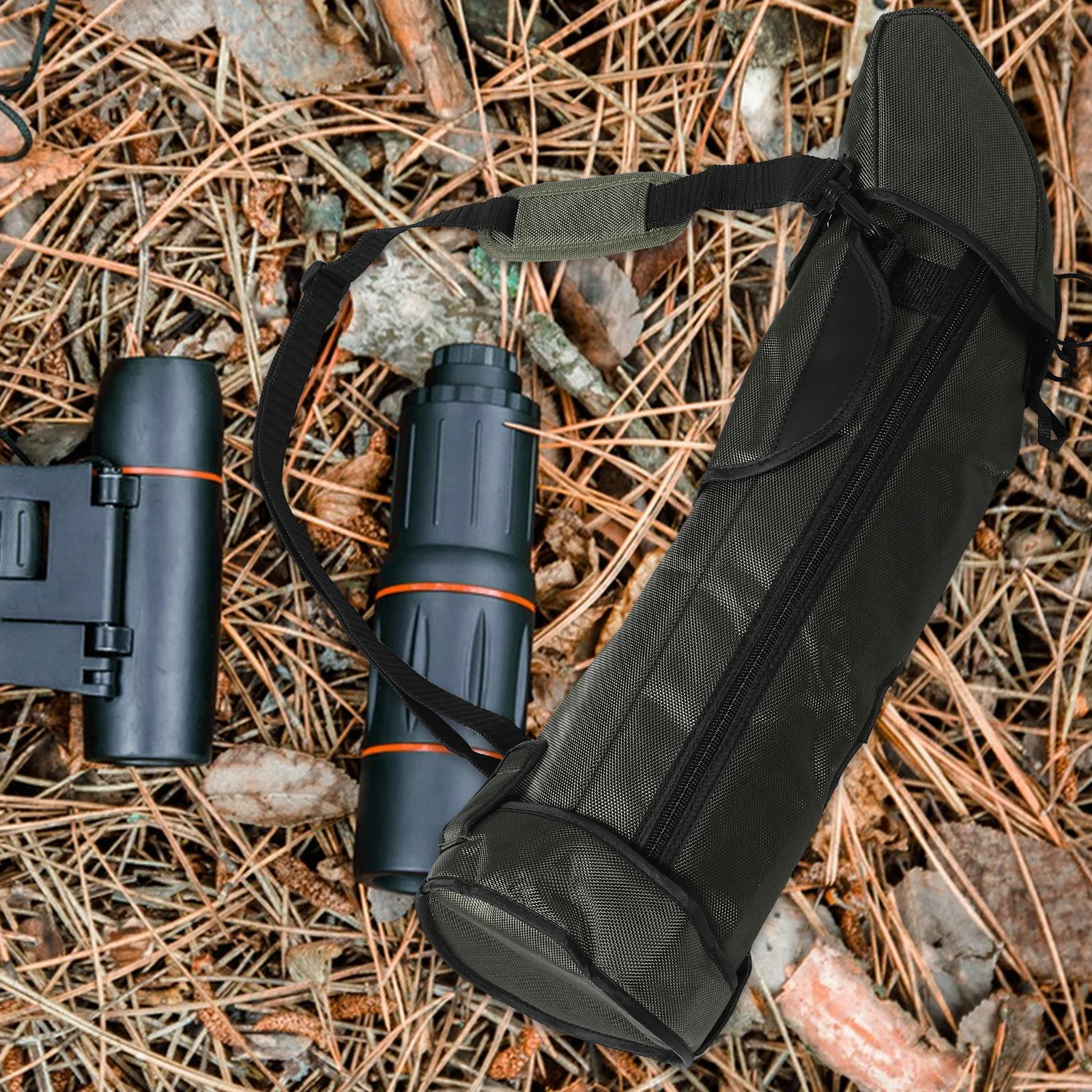 

Shockproof Bag For Outdoor Adventures Large Telescope Case Crossbody Design Weather-Resistant Material Multi-Functional Storage