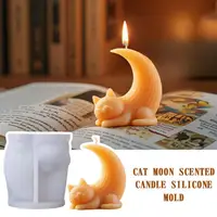 Molde de Silicona 3D de Perro y Gato