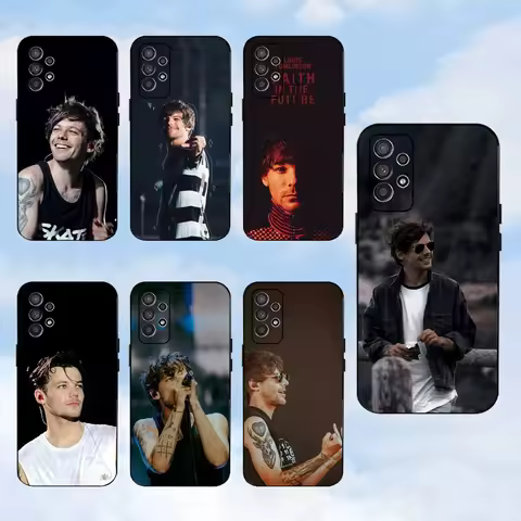 L-Louis William T-Tomlinson Phone Case For Samsung S25,S24,S23,S22,S21,S20,S10,Ultra,Plus,Lite,FE,Soft Silicone Black Cover