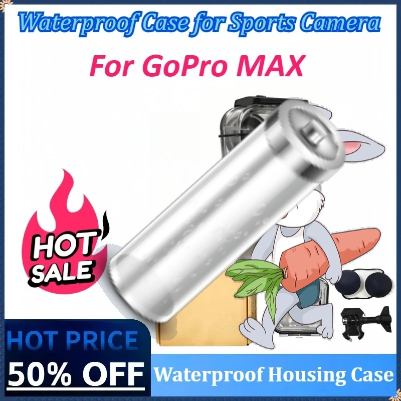 

For GoPro MAX Waterproof Housing Case for GoPro MAX Diving Protection Underwater Dive Cover for Go Pro Max Camera Accessories